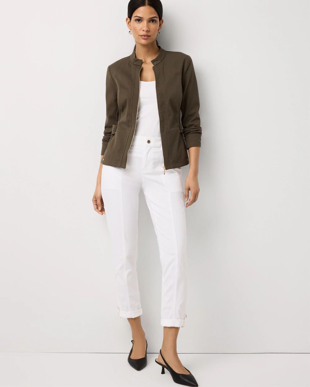 Pret Zip-Up Jacket | White House Black Market